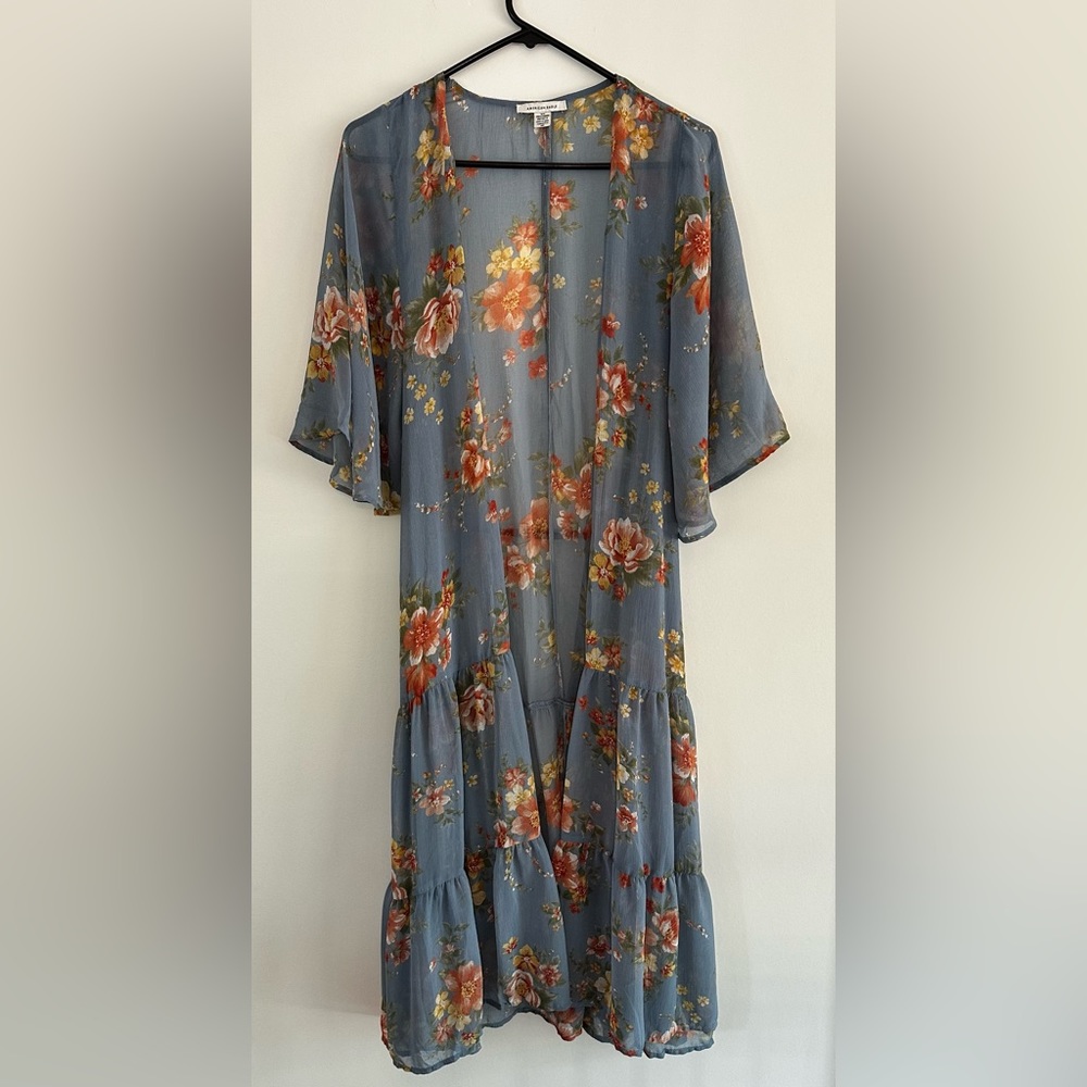 American Eagle Floral Duster - Picture 2 of 8